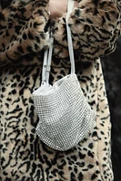 SHIMMERY MINI BUCKET BAG