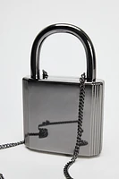 METALLIC BOX BAG