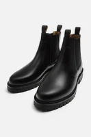 LEATHER CHELSEA BOOTS