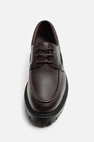 LEATHER BOAT SHOES