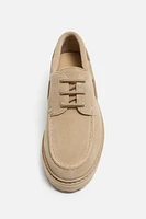 LEATHER BOAT SHOES