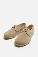 LEATHER BOAT SHOES