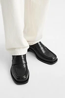 SQUARE TOE LOAFERS