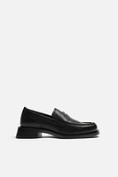 SQUARE TOE LOAFERS