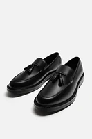 TASSEL LEATHER LOAFERS