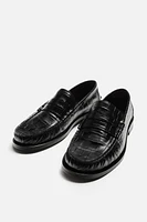 EMBOSSED LEATHER LOAFERS LIMITED EDITION