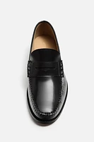 LEATHER PENNY LOAFERS