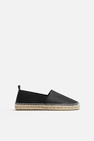 LEATHER ESPADRILLES