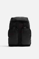 RUBBERIZED MULTI-POCKET BACKPACK