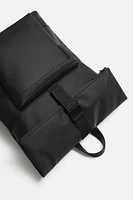 RUBBERIZED FLAP BACKPACK