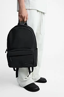 Rubberized backpack