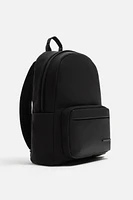 Rubberized backpack