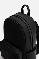 Rubberized backpack