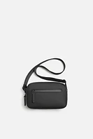 RUBBERIZED CROSSBODY BAG