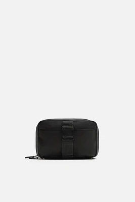 RUBBERIZED TOILETRY BAG