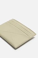 CARDHOLDER WITH TOPSTITCHING