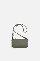 RUBBERIZED MINI CROSSBODY BAG