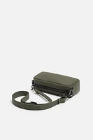 RUBBERIZED MINI CROSSBODY BAG