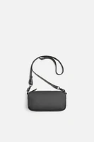 RUBBERIZED MINI CROSSBODY BAG