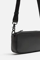 RUBBERIZED MINI CROSSBODY BAG