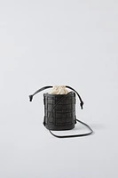 WOVEN CROSSBODY BAG