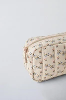 FLORAL TOILETRY BAG