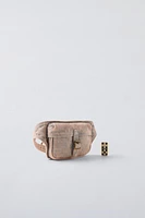 DISTRESSED MINI BELT BAG