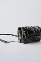 STUDDED QUILTED BAG