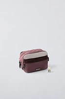 CONTRASTING GYM TOILETRY BAG