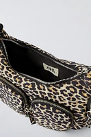 ANIMAL PRINT SHOULDER BAG