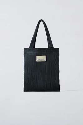 CORDUROY SHOPPER BAG