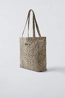 ANIMAL PRINT TOTE BAG