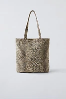 ANIMAL PRINT TOTE BAG