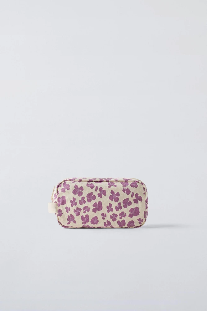 COMBINATION PRINT TOILETRY BAG