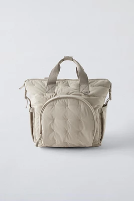 QUILTED MATERNITY BACKPACK