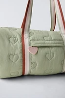 HEARTS DUFFEL BAG