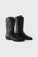 Z3D MONOCHROMATIC COWBOY BOOTS