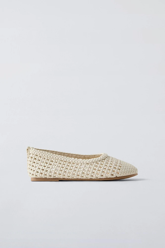 OPENWORK BALLET FLATS