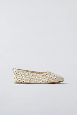 OPENWORK BALLET FLATS