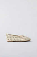 OPENWORK BALLET FLATS