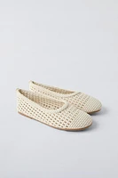 OPENWORK BALLET FLATS