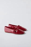 PATENT FINISH BALLET FLATS