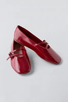 PATENT FINISH BALLET FLATS