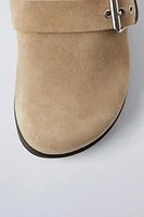 LEATHER CLOGS