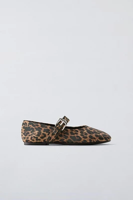 ANIMAL PRINT MARY JANES