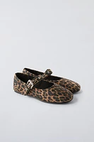 ANIMAL PRINT MARY JANES