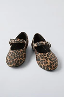 ANIMAL PRINT MARY JANES