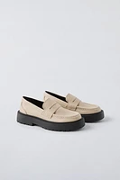 LUG SOLE PENNY LOAFERS