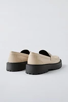 LUG SOLE PENNY LOAFERS