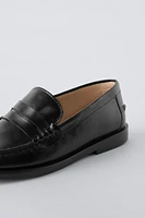 LEATHER LOAFERS